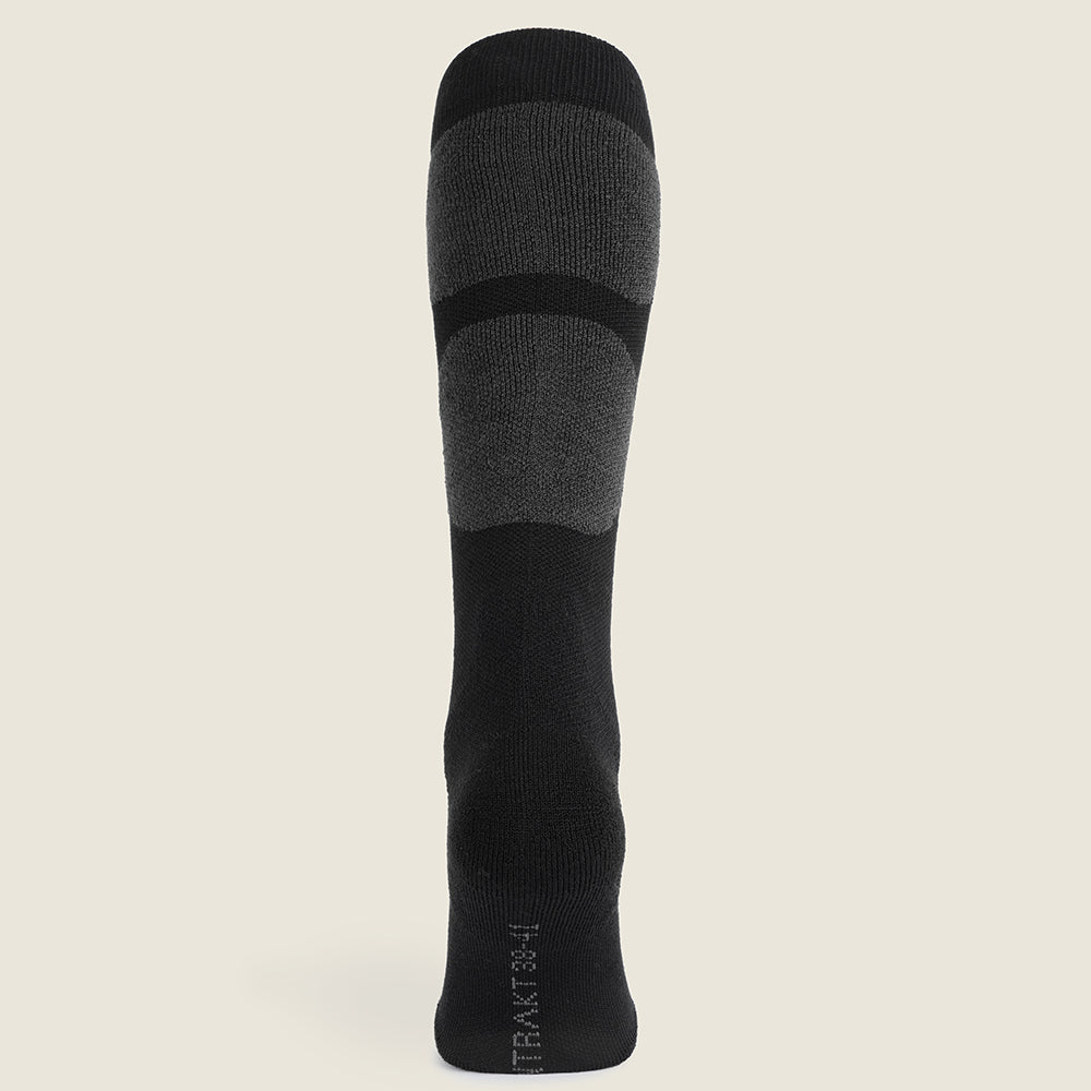 Pyrope Merino Blend Padded Socks (Black)