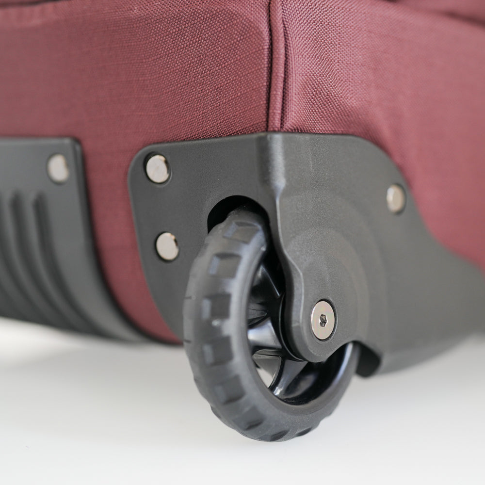 85L Split Roller Wheeled Bag (Burgundy) | Untrakt