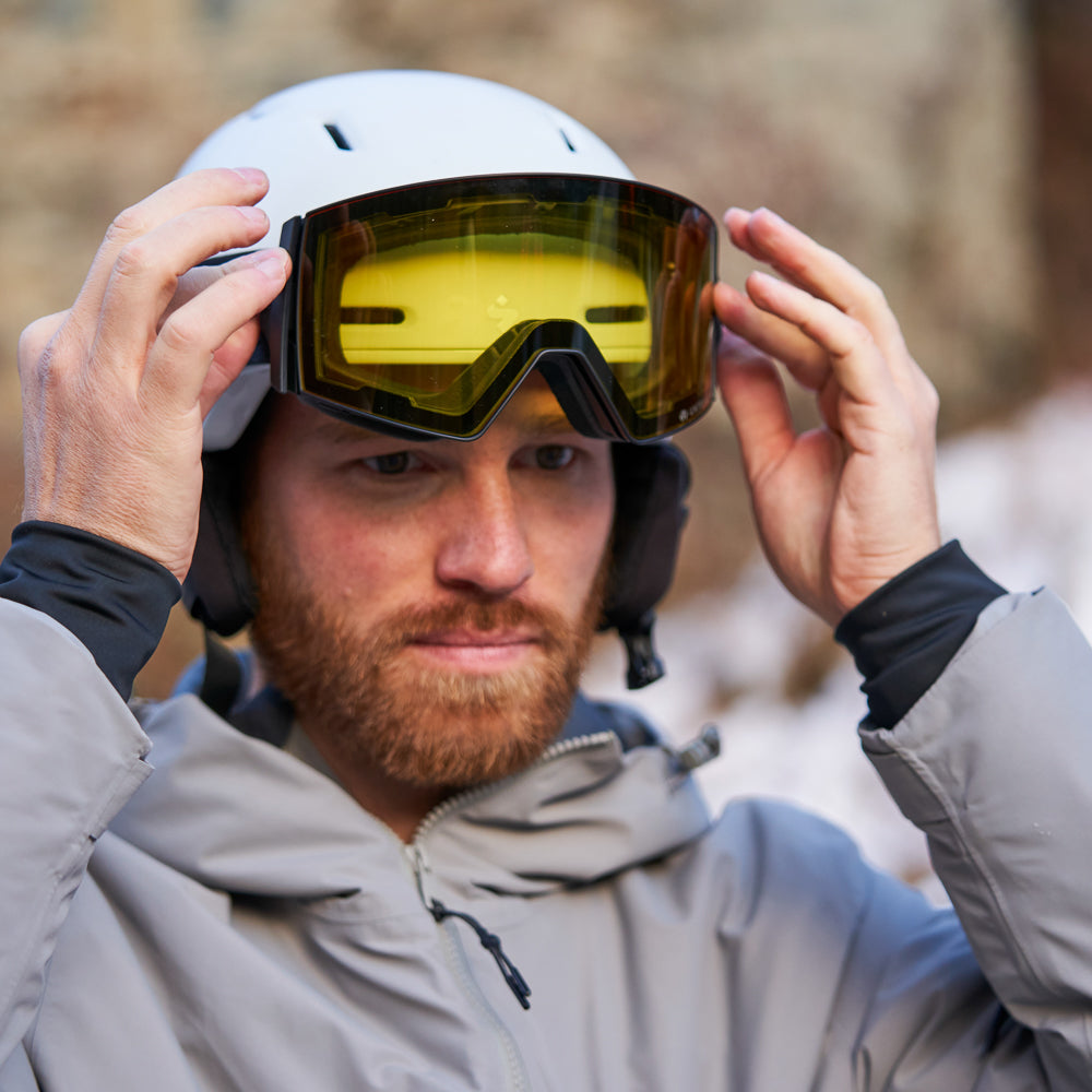 Arkose Low-Light Ski Goggle Lens (Hi-Visibility Sulfur/Black) | Untrakt