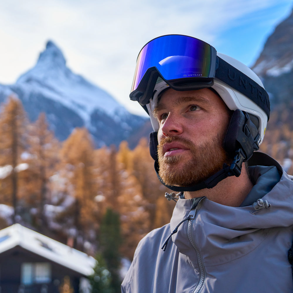 Arkose Ski & Snowboarding Goggles (Black/Ice Blue) | Untrakt