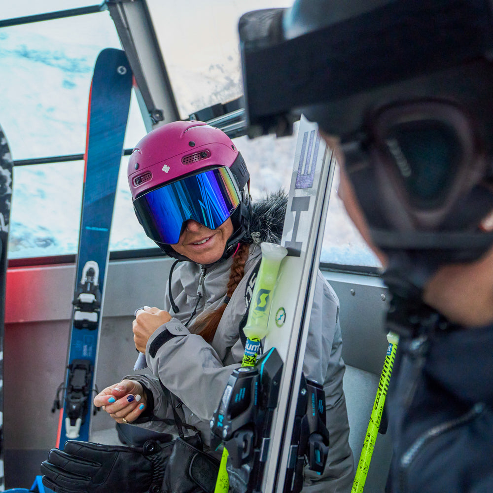 Arkose Ski & Snowboarding Goggles (Black/Ice Blue) | Untrakt