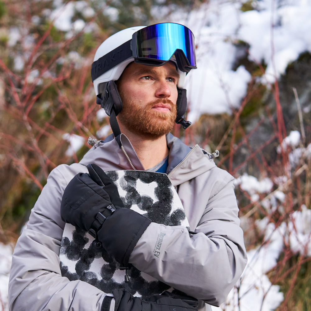 Arkose Ski & Snowboarding Goggles (Black/Ice Blue) | Untrakt