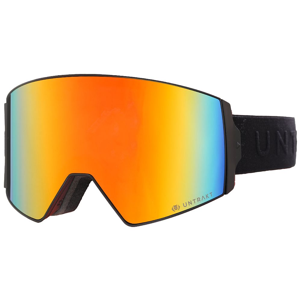 black snowboard goggles Arkose Ski & Snowboarding Goggles (Black/Igneous Red)