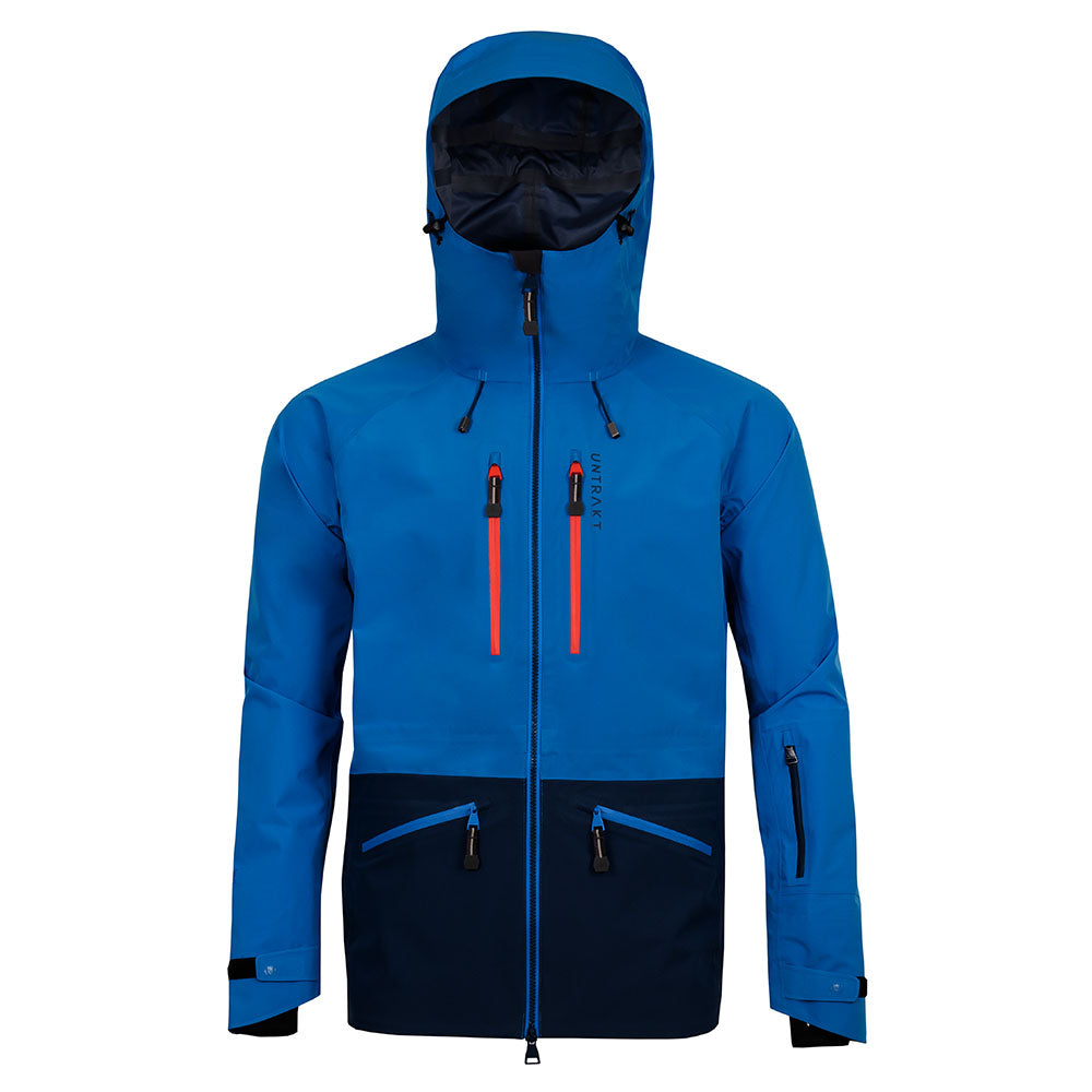 Mens Obsidian Pro 3L Shell Jacket (Bluebird/Ink) | Untrakt