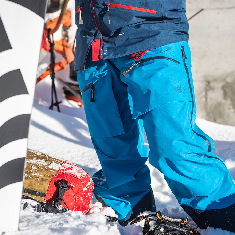 Mens Obsidian Pro 3L Trousers (Bluebird/Ink) | Untrakt