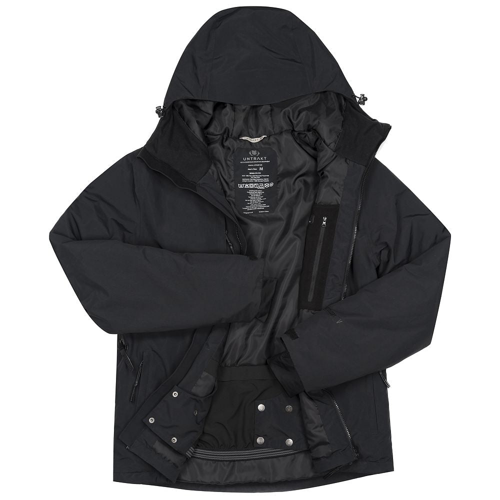 Mens Tephra 2L Insulated Ski Jacket (Black) | Untrakt