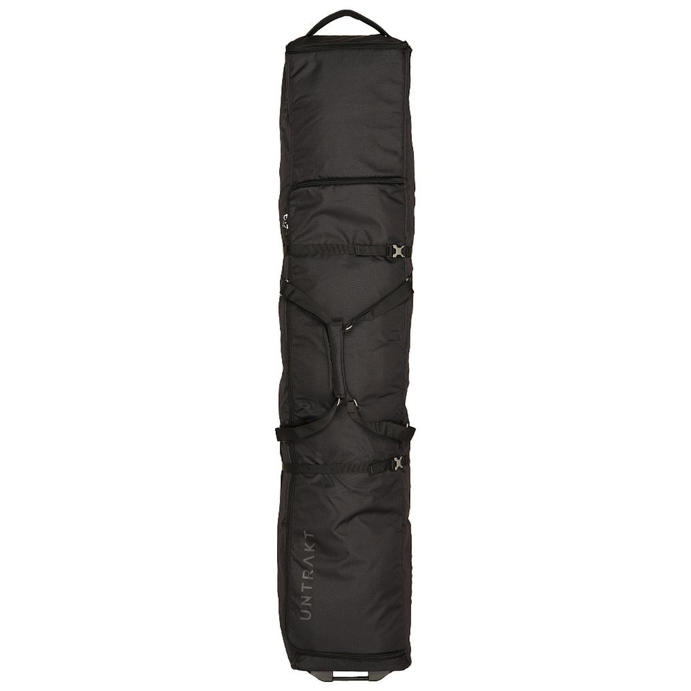 k2 deluxe double adjustable ski bag Ski Roller Bag (Coal)