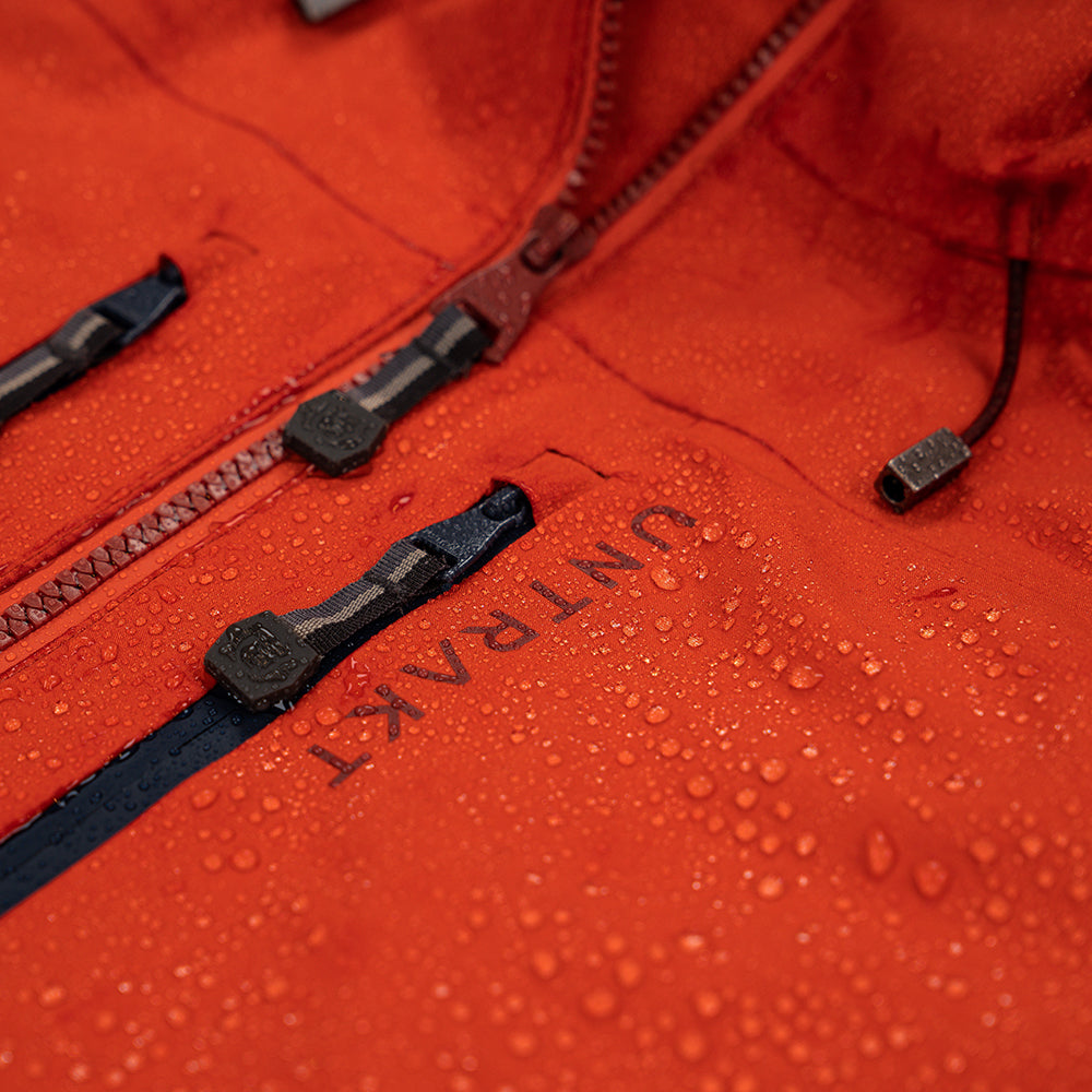 Womens Obsidian Pro 3L Shell Jacket (Beacon/Rust) | Untrakt