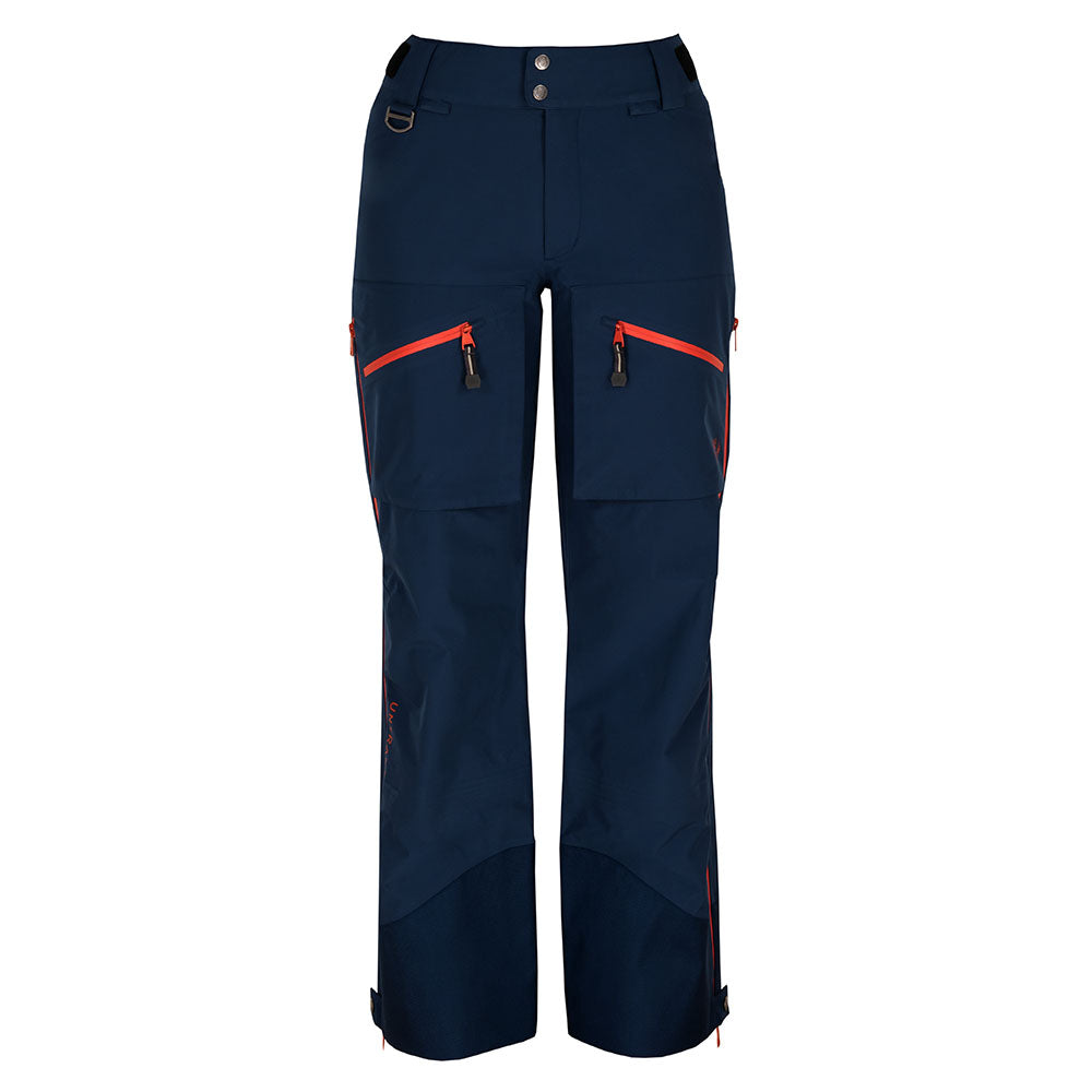 Womens Obsidian Pro 3L Trousers (Ink/Beacon) | Untrakt