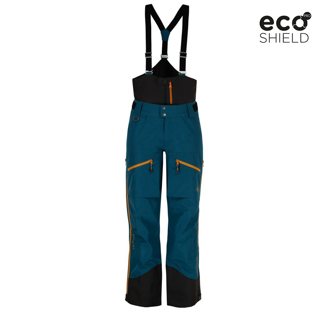 Womens Obsidian Pro 3L Trousers (Teal/Mustard) | Untrakt