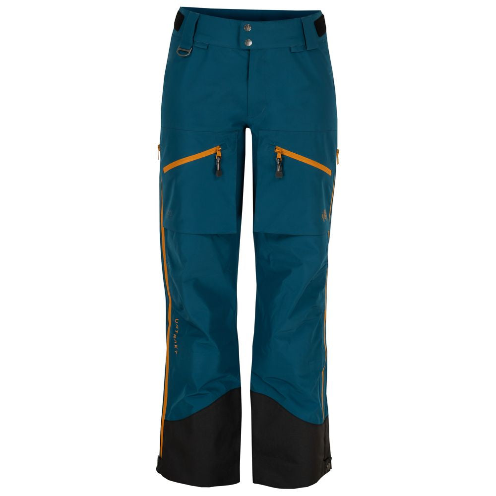 Womens Obsidian Pro 3L Trousers (Teal/Mustard) | Untrakt