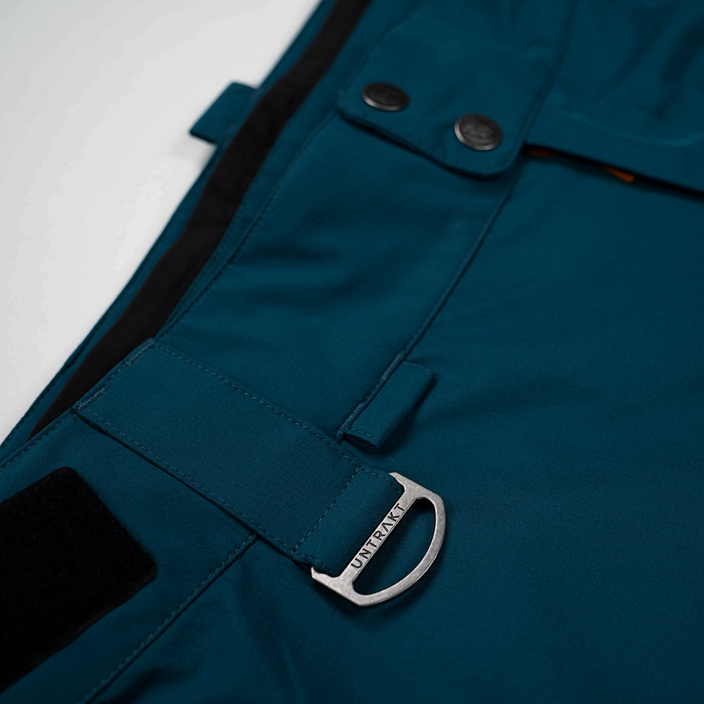 Womens Obsidian Pro 3L Trousers (Teal/Mustard) | Untrakt