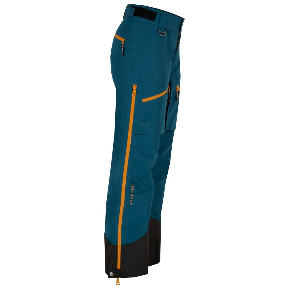 Womens Obsidian Pro 3L Trousers (Teal/Mustard) | Untrakt
