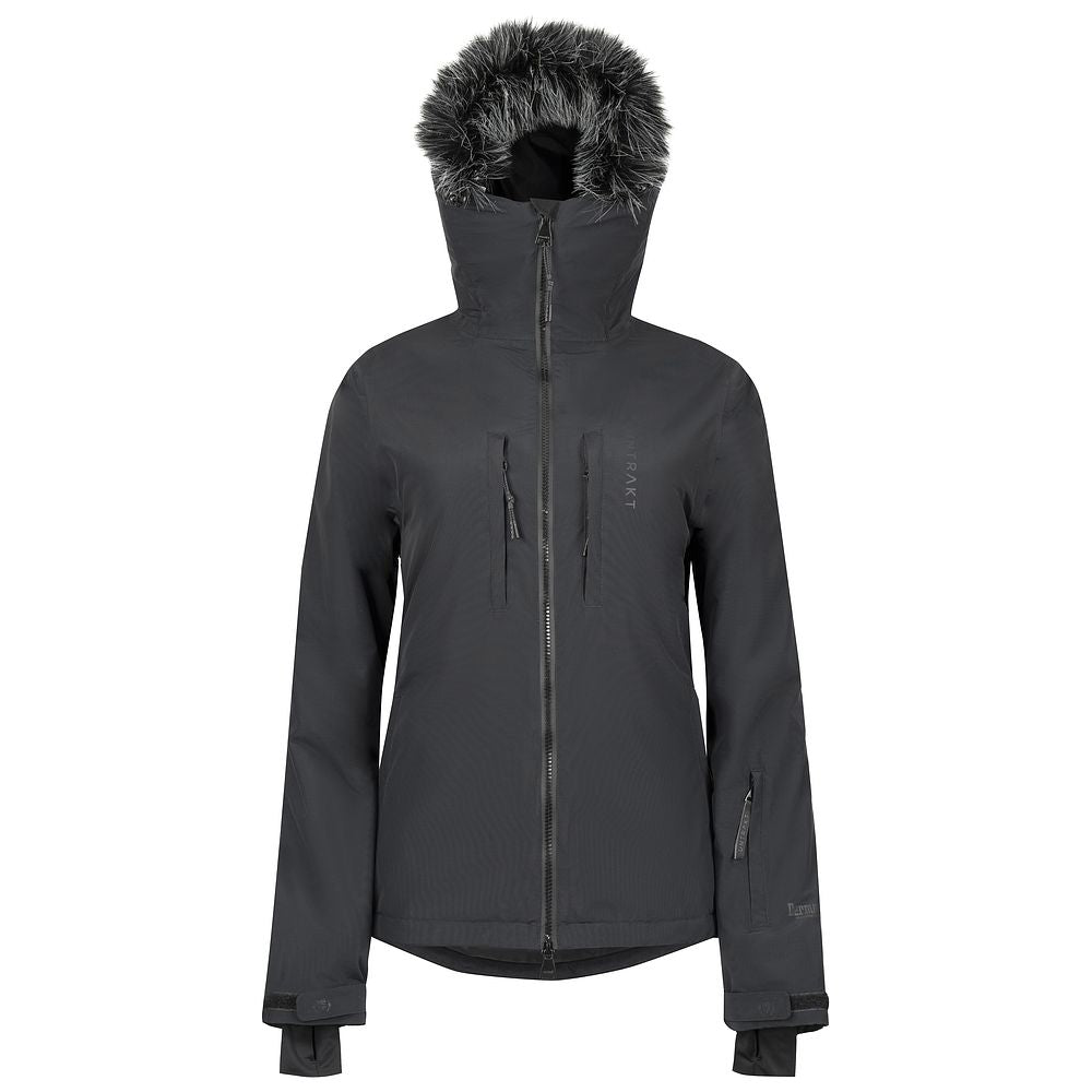 Womens Tephra 2L Insulated Ski Jacket (Black) | Untrakt