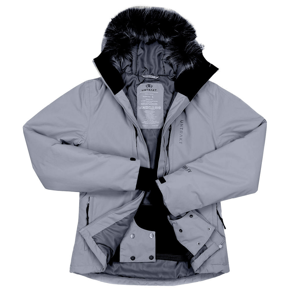 Womens Tephra 2L Insulated Ski Jacket (Moonrock) | Untrakt