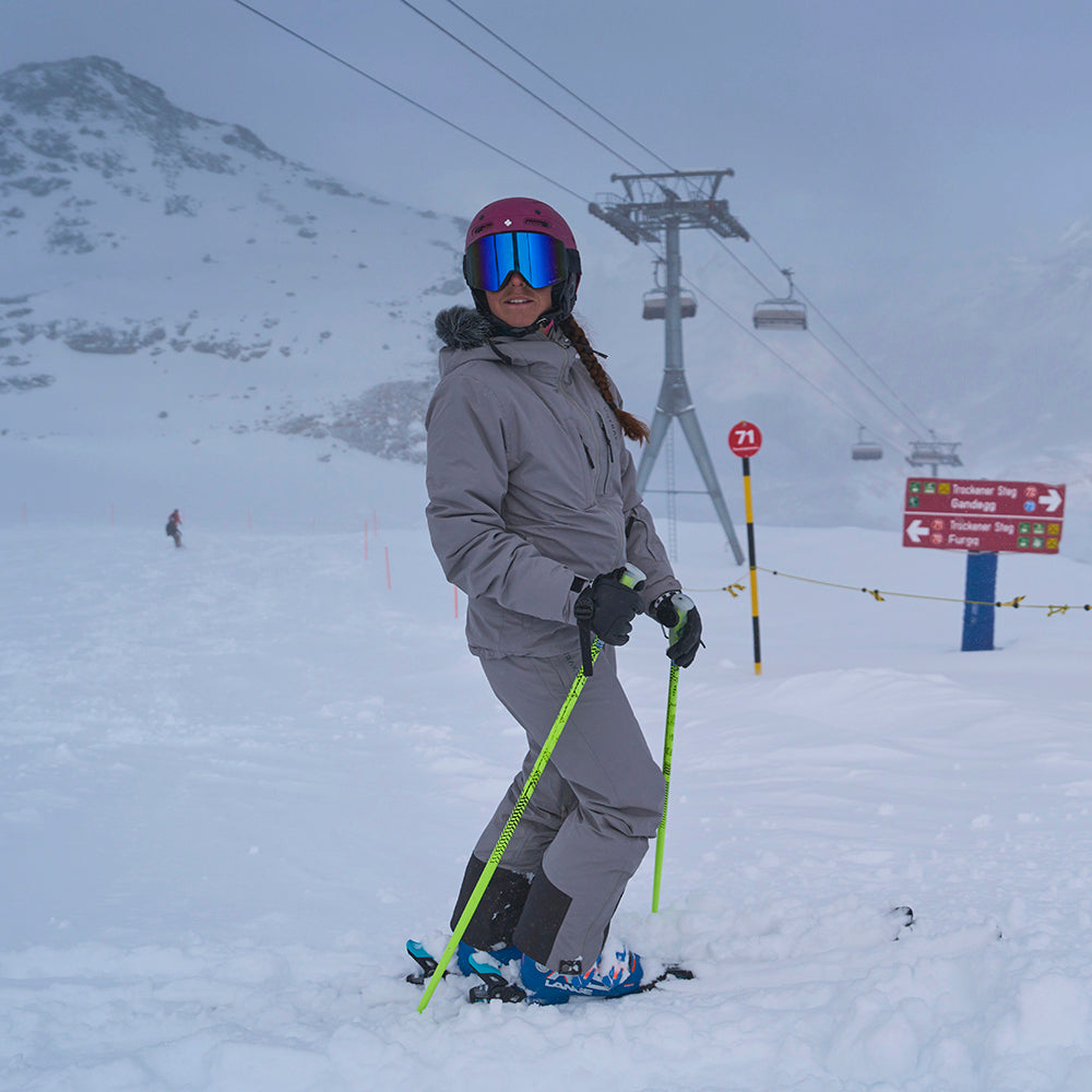 Womens Tephra 2L Insulated Ski Trousers (Moonrock) | Untrakt