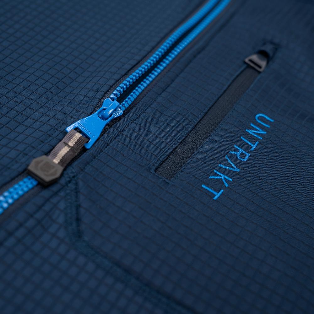 Untrakt Mens Andesine Fleece Jacket (Ink/Bluebird) - Unbound Supply Co.