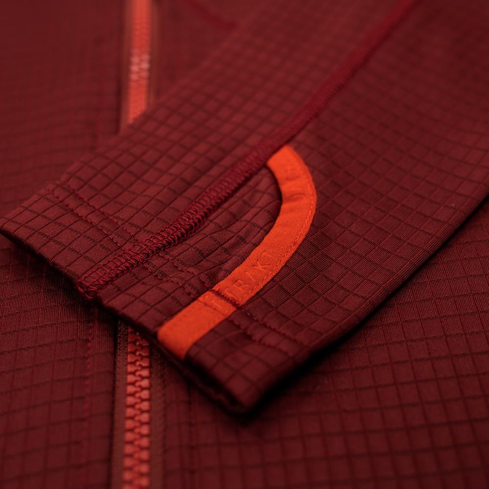Untrakt Mens Andesine Fleece Jacket (Rust/Beacon) - Unbound Supply Co.