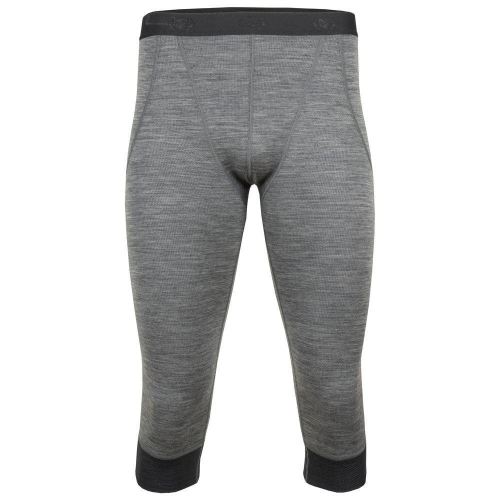 Untrakt Mens Celestine Merino Blend 3/4 Tights (Charcoal/Granite) - Unbound Supply Co.