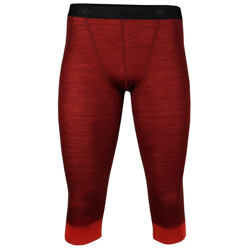 Untrakt Mens Celestine Merino Blend 3/4 Tights (Rust/Beacon) - Unbound Supply Co.