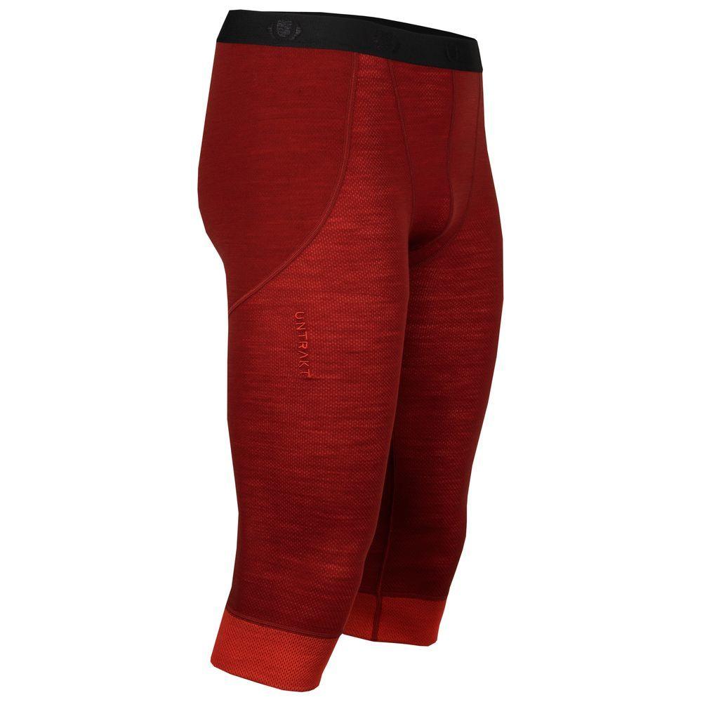 Untrakt Mens Celestine Merino Blend 3/4 Tights (Rust/Beacon) - Unbound Supply Co.