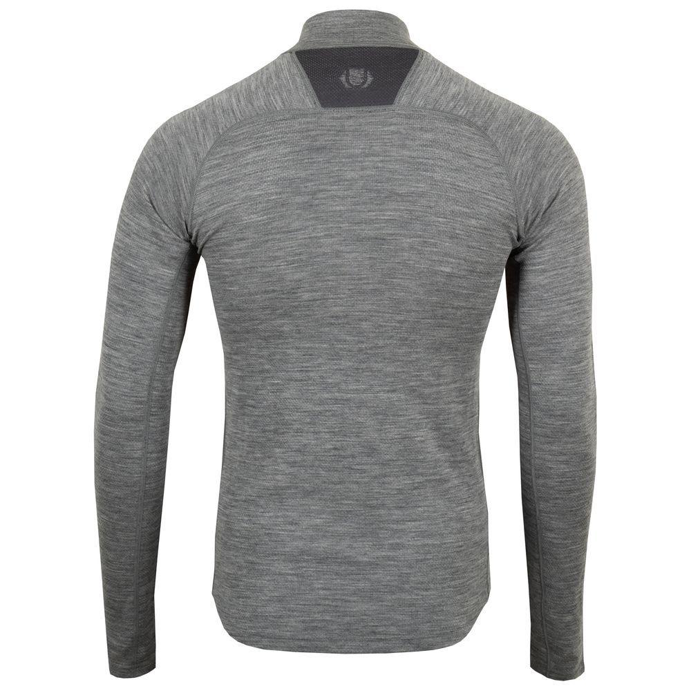 Untrakt Mens Celestine Merino Blend Baselayer Zip Top (Charcoal/Granite) - Unbound Supply Co.