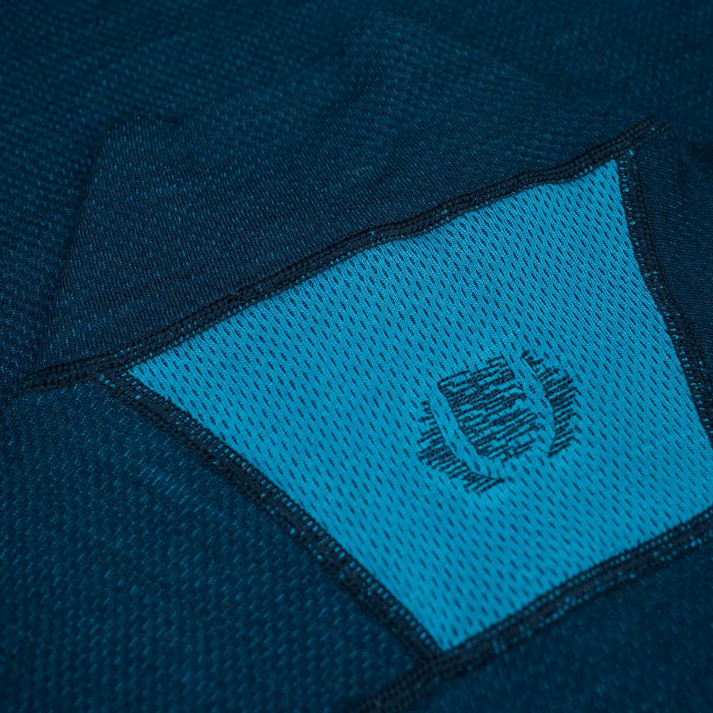 Untrakt Mens Celestine Merino Blend Baselayer Zip Top (Ink/Bluebird) - Unbound Supply Co.