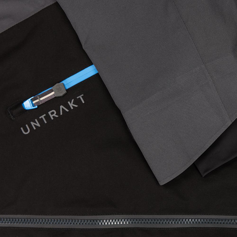 Untrakt Mens Feldspar 2L Shell Ski Jacket (Black/Granite) - Unbound Supply Co.