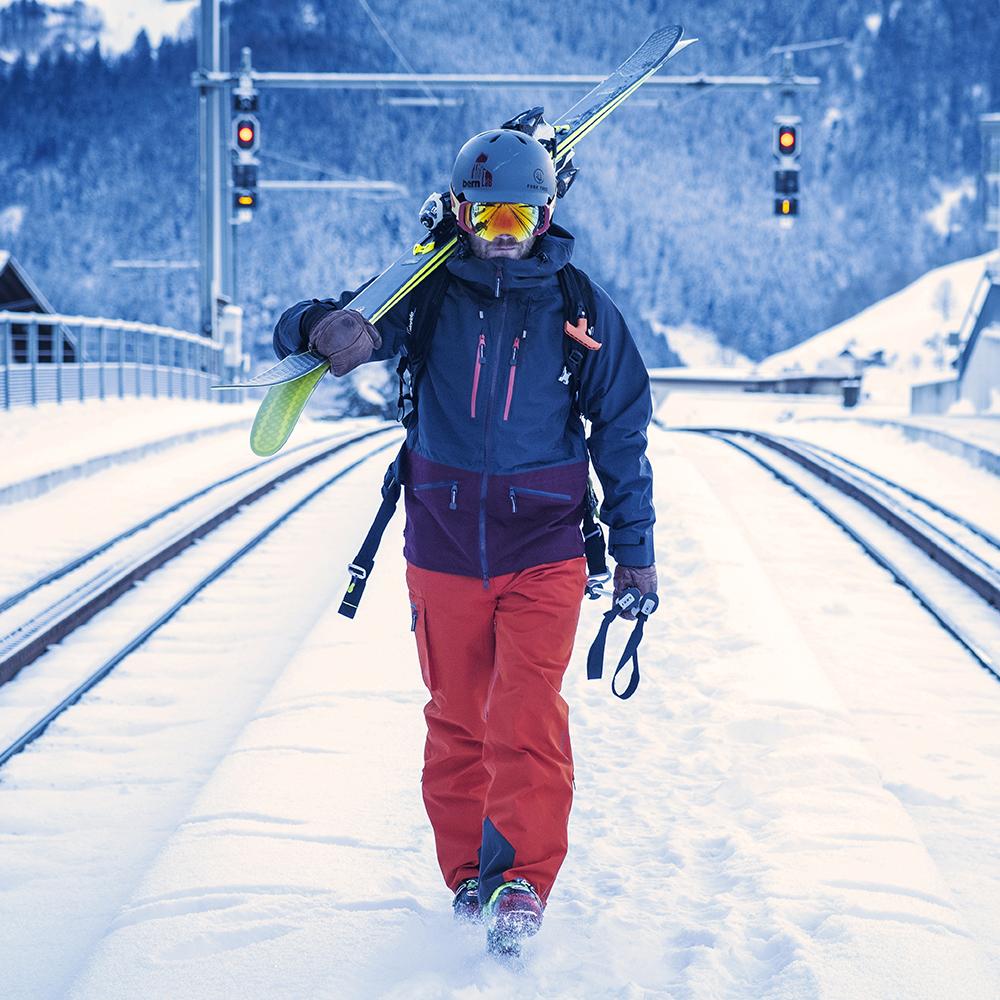 Untrakt Mens Feldspar 2L Shell Ski Trousers (Beacon/Granite) - Unbound Supply Co.