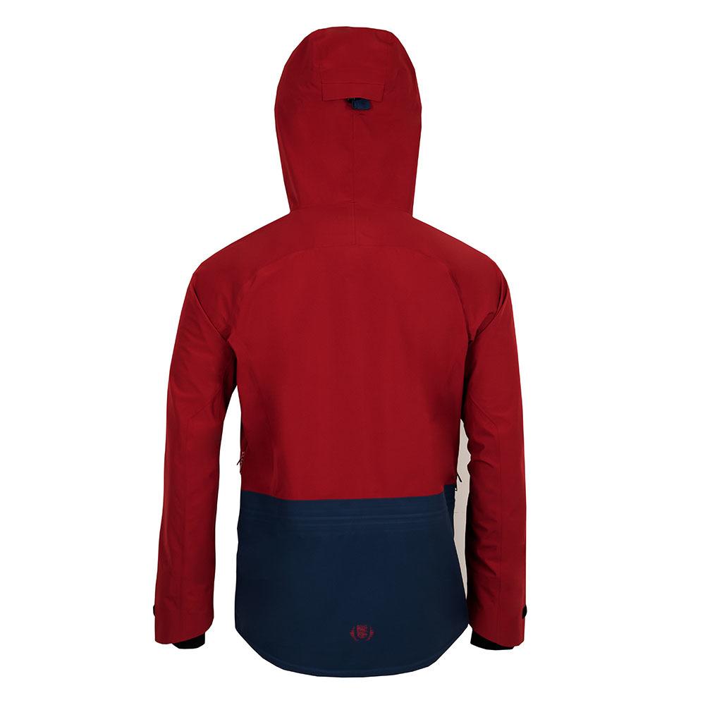 Untrakt Mens Obsidian 3L Shell Ski Jacket (Cherry/Ink) - Unbound Supply Co.