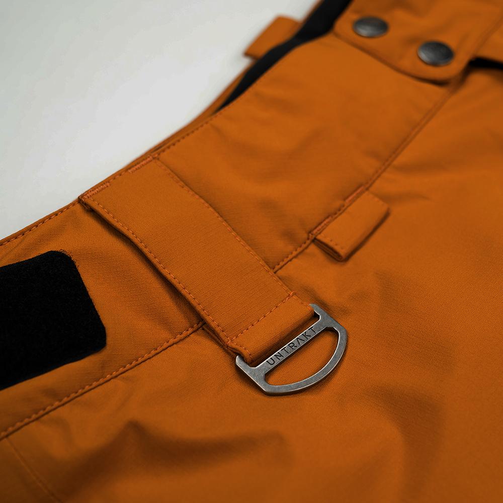 Untrakt Mens Obsidian 3L Shell Ski Trousers (Mustard/Petrol) - Unbound Supply Co.