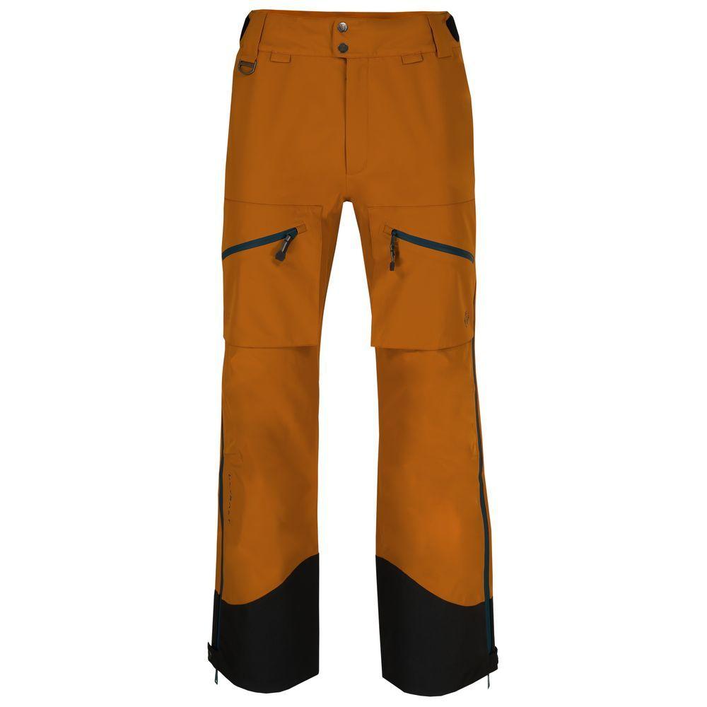 Untrakt Mens Obsidian 3L Shell Ski Trousers (Mustard/Petrol) - Unbound Supply Co.