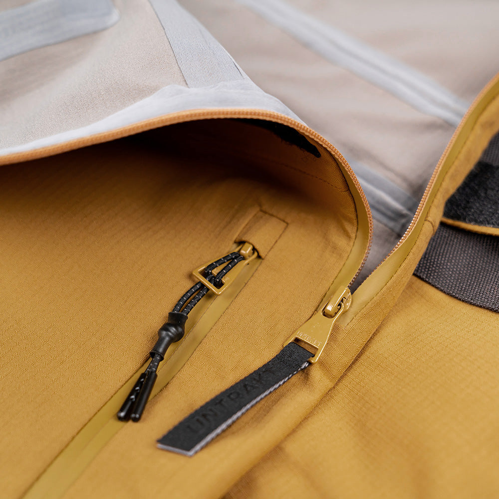 Mens Quartz 3L Bib Trousers (Sulphur) - Untrakt