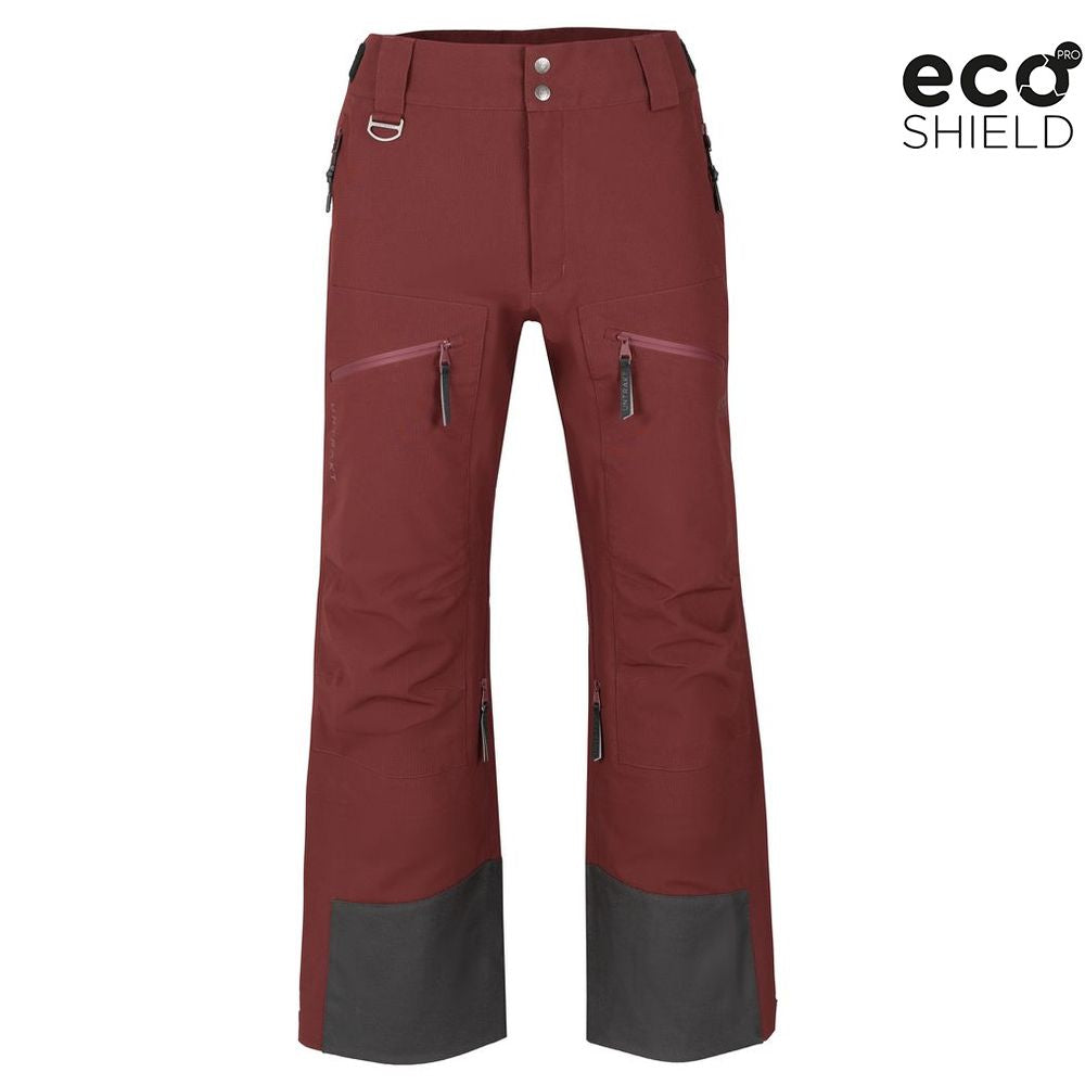 Mens Quartz 3L Trousers (Burgundy) - Untrakt