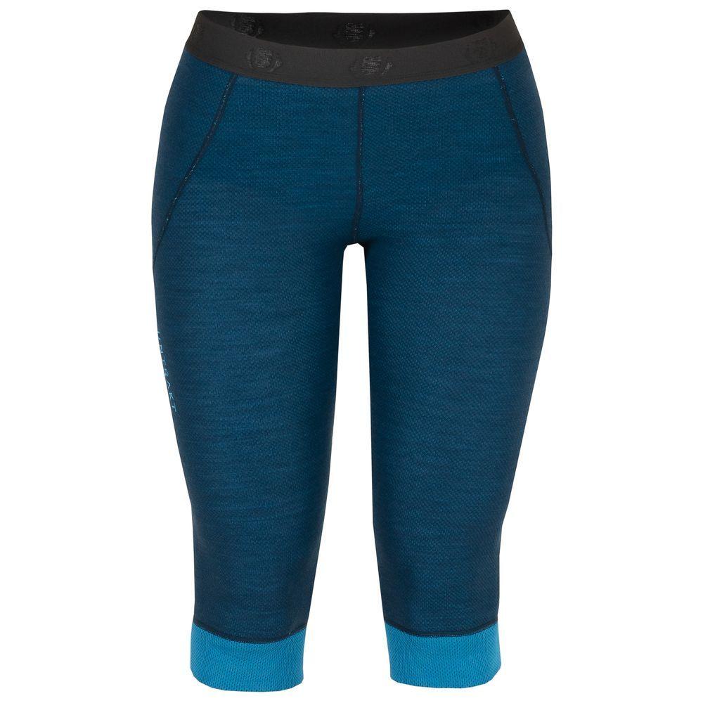 Untrakt Womens Celestine Merino Blend 3/4 Tights (Ink/Bluebird) - Unbound Supply Co.