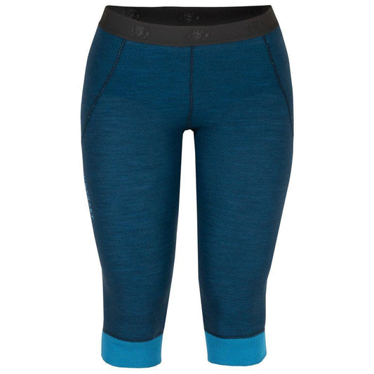 Untrakt Womens Celestine Merino Blend 3/4 Tights (Ink/Bluebird) - Unbound Supply Co.
