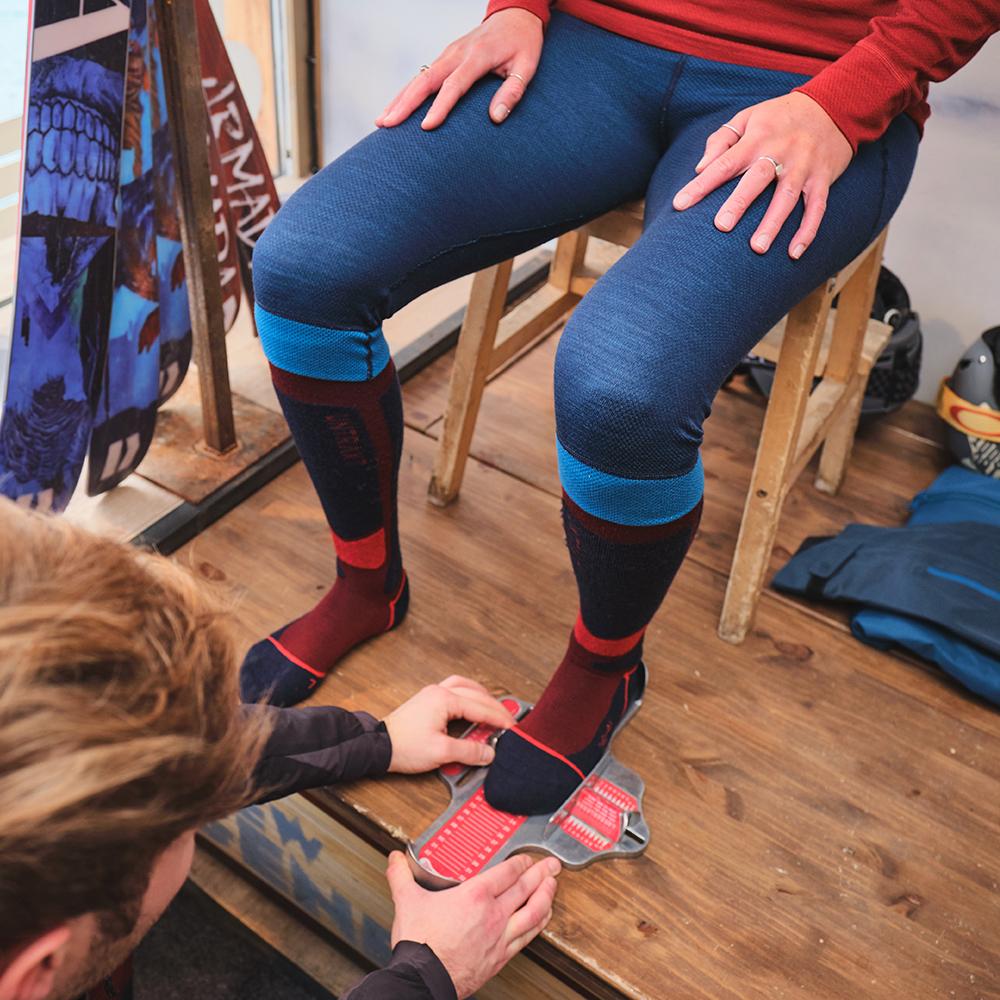 Untrakt Womens Celestine Merino Blend 3/4 Tights (Ink/Bluebird) - Unbound Supply Co.