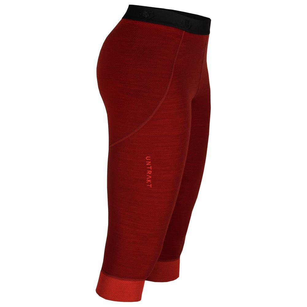 Untrakt Womens Celestine Merino Blend 3/4 Tights (Rust/Beacon) - Unbound Supply Co.
