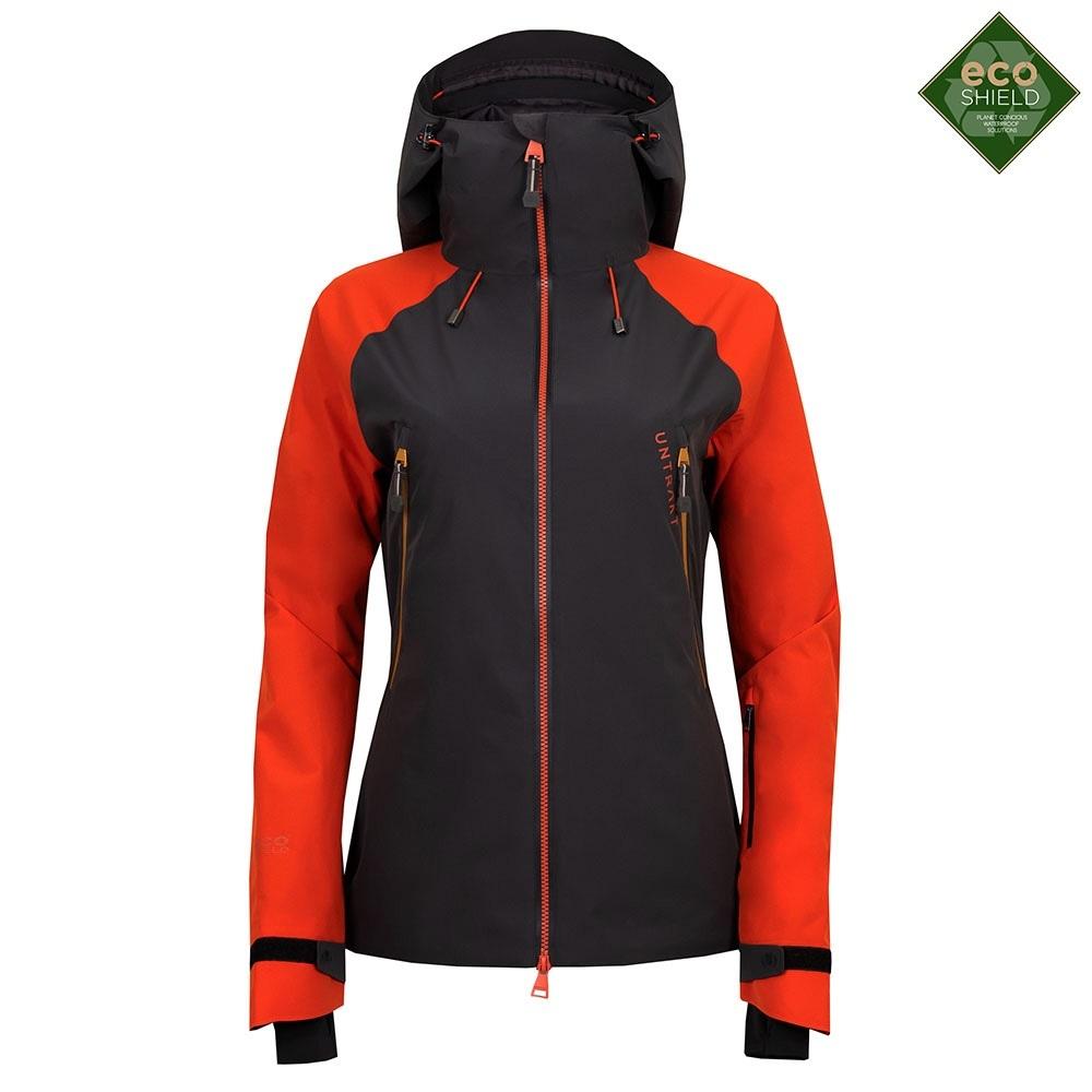 Untrakt Womens Feldspar 2L Shell Ski Jacket (Granite/Beacon) - Unbound Supply Co.