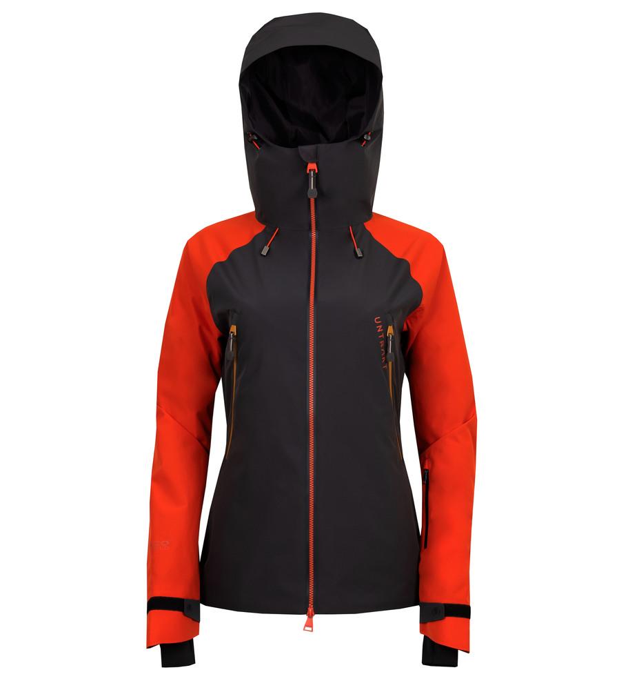 Untrakt Womens Feldspar 2L Shell Ski Jacket (Granite/Beacon) - Unbound Supply Co.