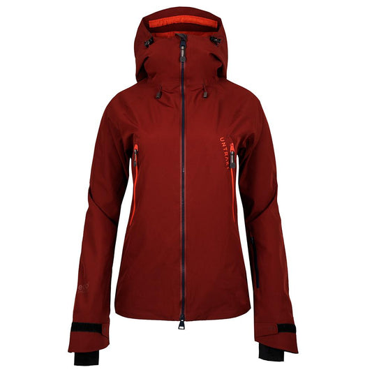 Untrakt Womens Feldspar 2L Shell Ski Jacket (Rust/Beacon/Ink) - Unbound Supply Co.