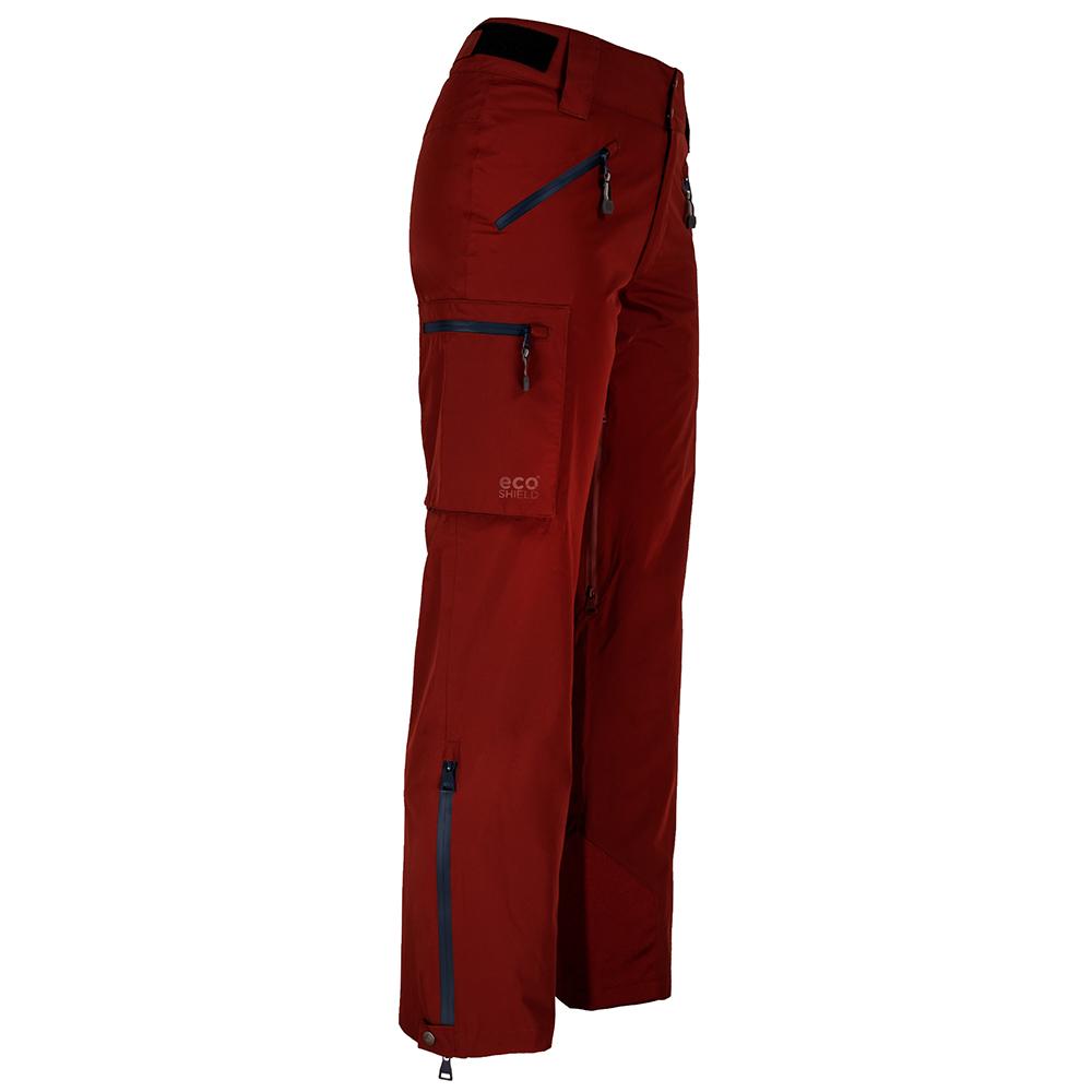Untrakt Womens Feldspar 2L Shell Ski Trousers (Rust/Ink) - Unbound Supply Co.