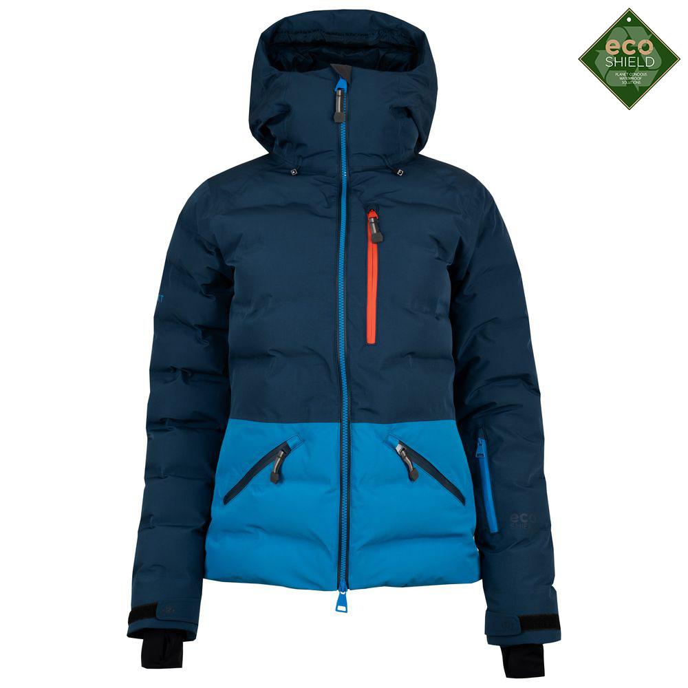 Untrakt Womens Igneous Insulated Ski Jacket (Ink/Bluebird) - Unbound Supply Co.