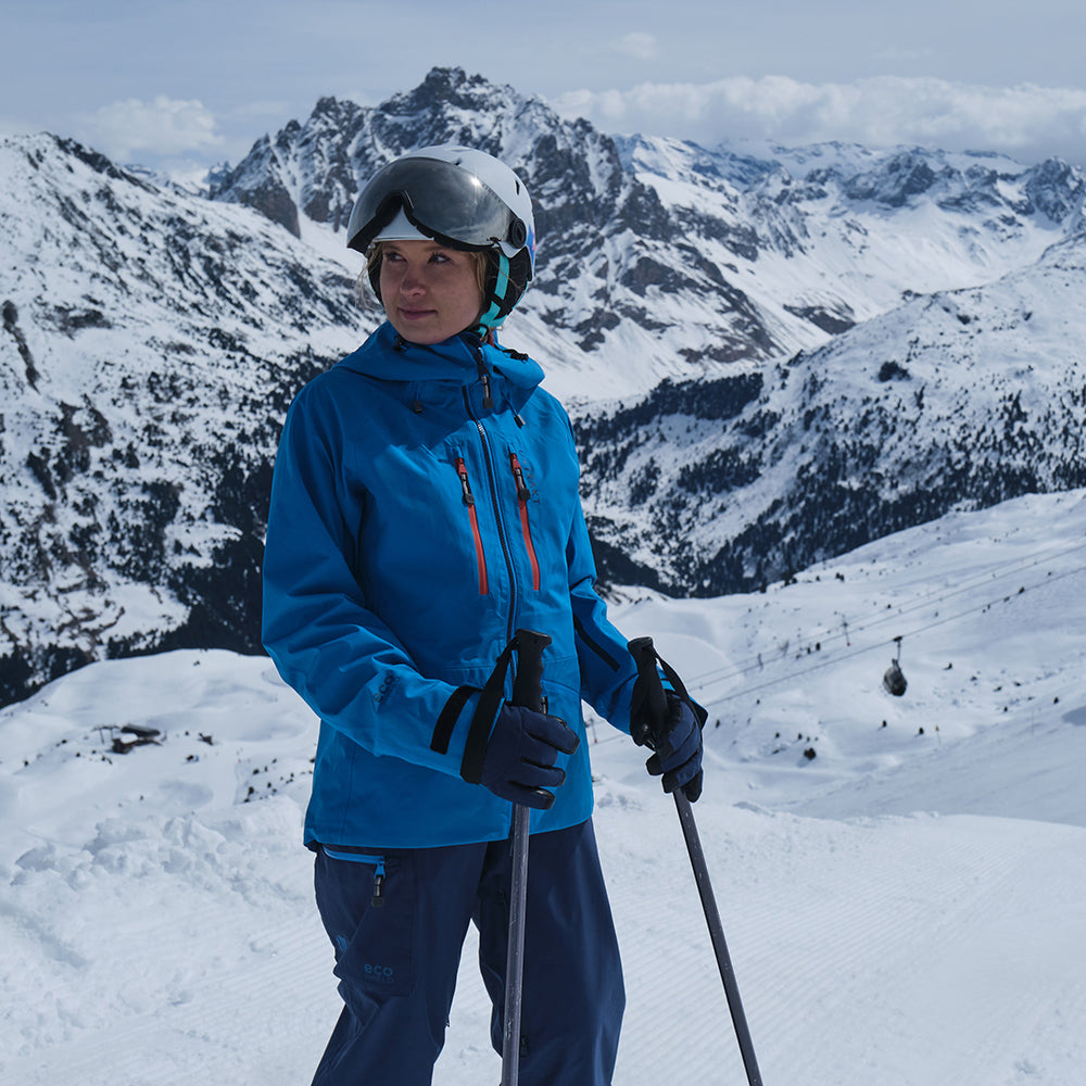 Untrakt Womens Obsidian 3L Shell Jacket (Bluebird) - Untrakt