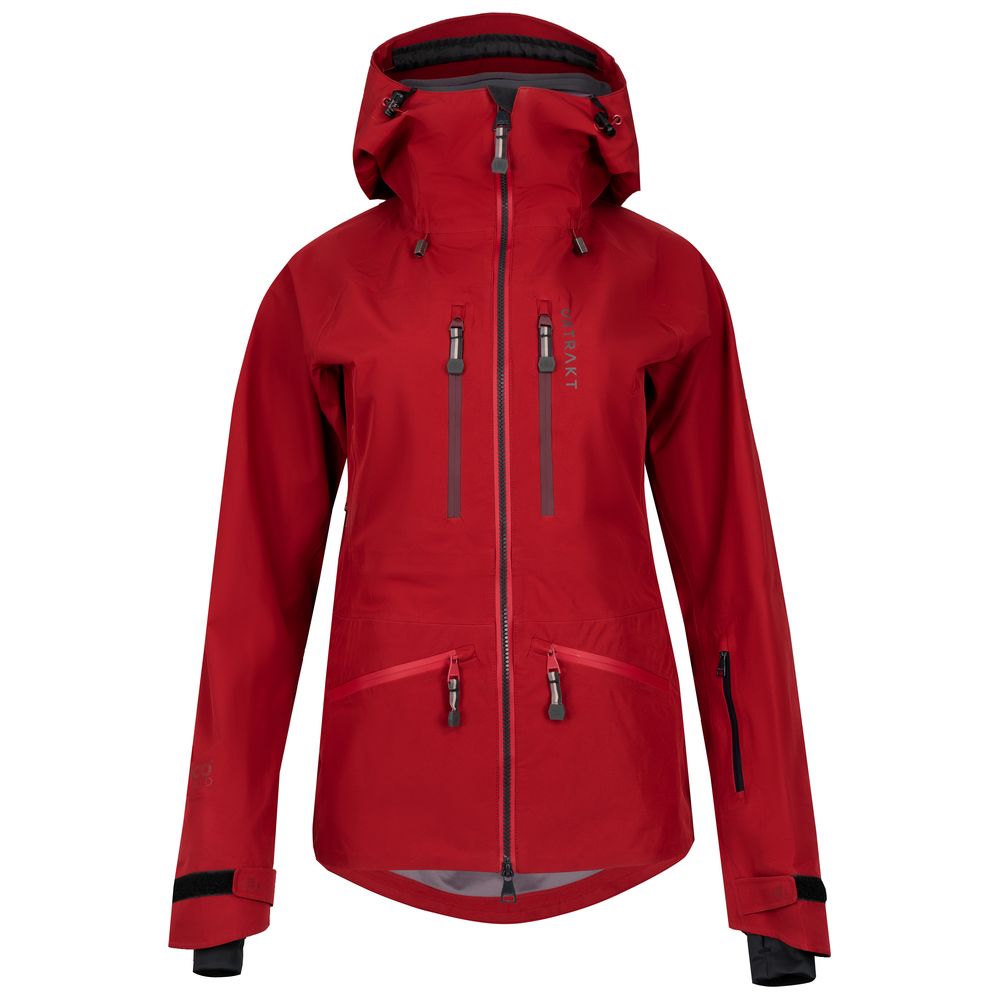 Untrakt Womens Obsidian 3L Shell Jacket (Cherry) - Untrakt