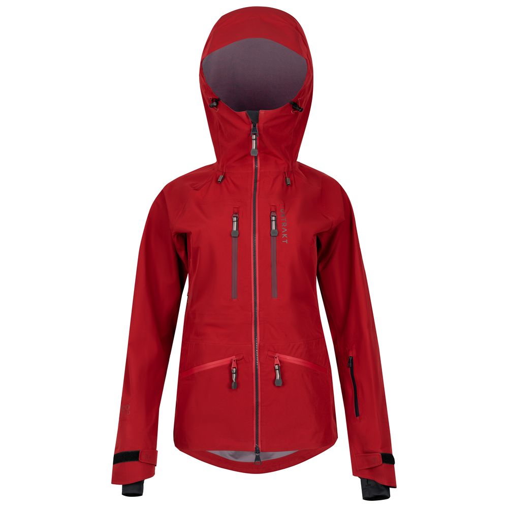 Untrakt Womens Obsidian 3L Shell Jacket (Cherry) - Untrakt