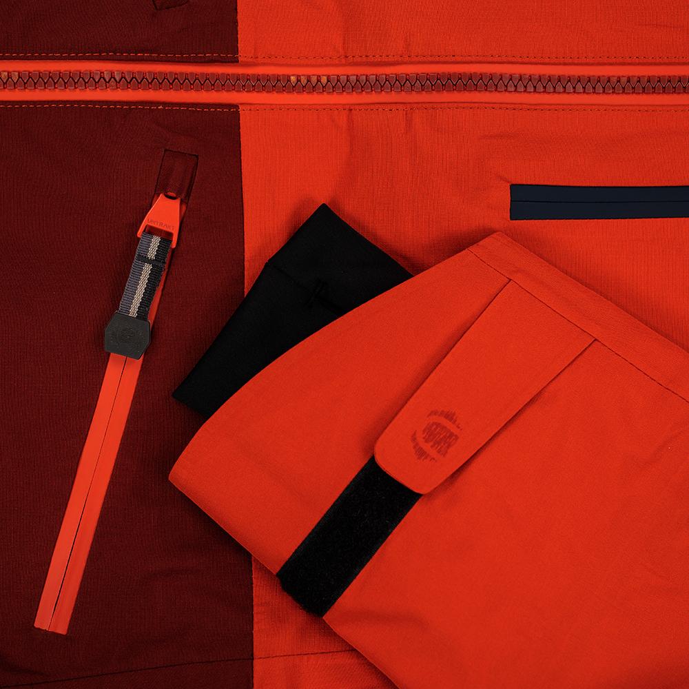 Untrakt Womens Obsidian 3L Shell Ski Jacket (Beacon/Rust) - Unbound Supply Co.