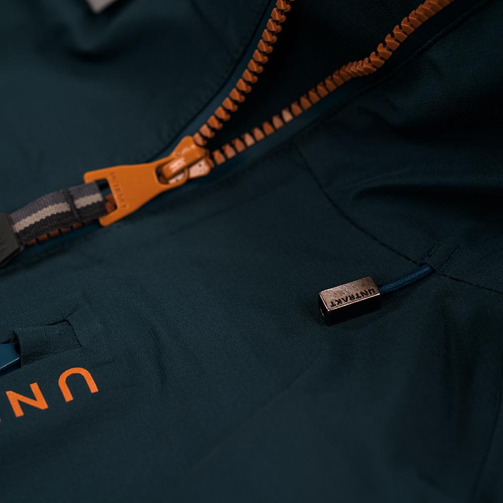 Untrakt Womens Obsidian 3L Shell Ski Jacket (Petrol/Mustard) - Unbound Supply Co.