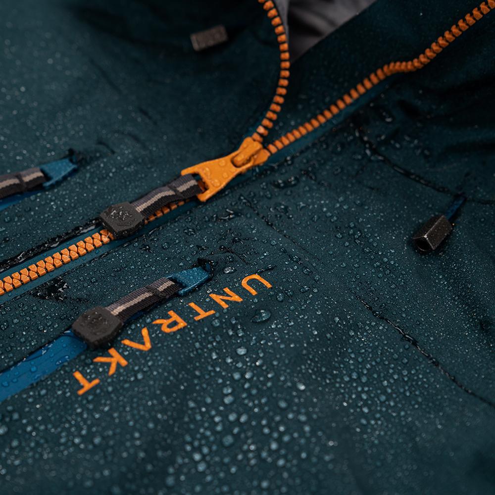 Untrakt Womens Obsidian 3L Shell Ski Jacket (Petrol/Mustard) - Unbound Supply Co.