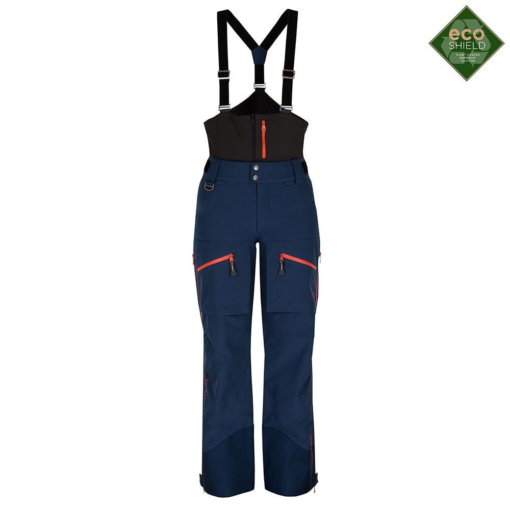 Untrakt Womens Obsidian 3L Shell Ski Trousers (Ink/Beacon) - Unbound Supply Co.